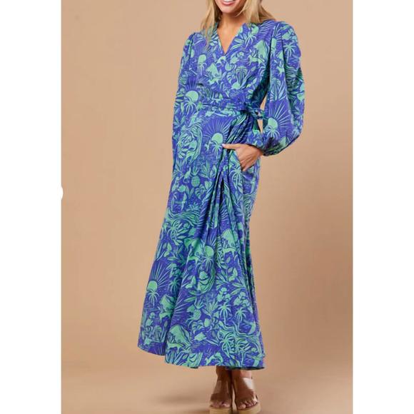 NEW SHERIDAN FRENCH annabel dress in blue